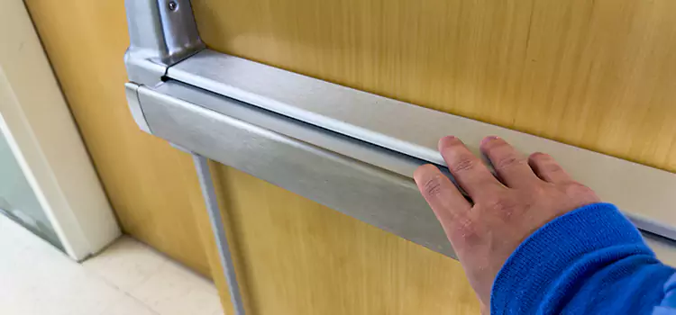 Installing a Push Bar on a Door Pickering